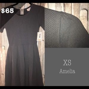 NEW Dark Grey LuLaRoe Amelia Dress.
